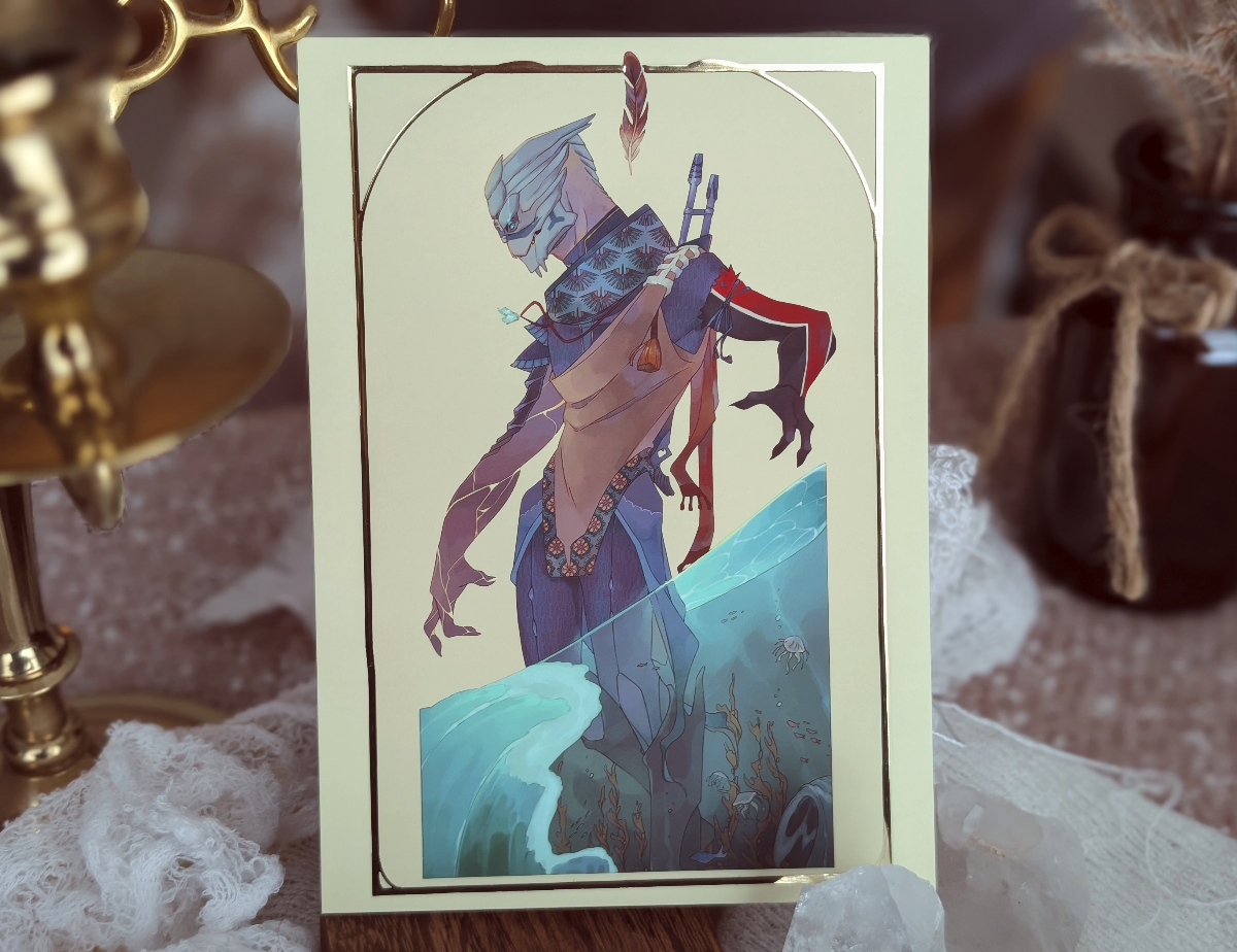 Archangel Foil Print