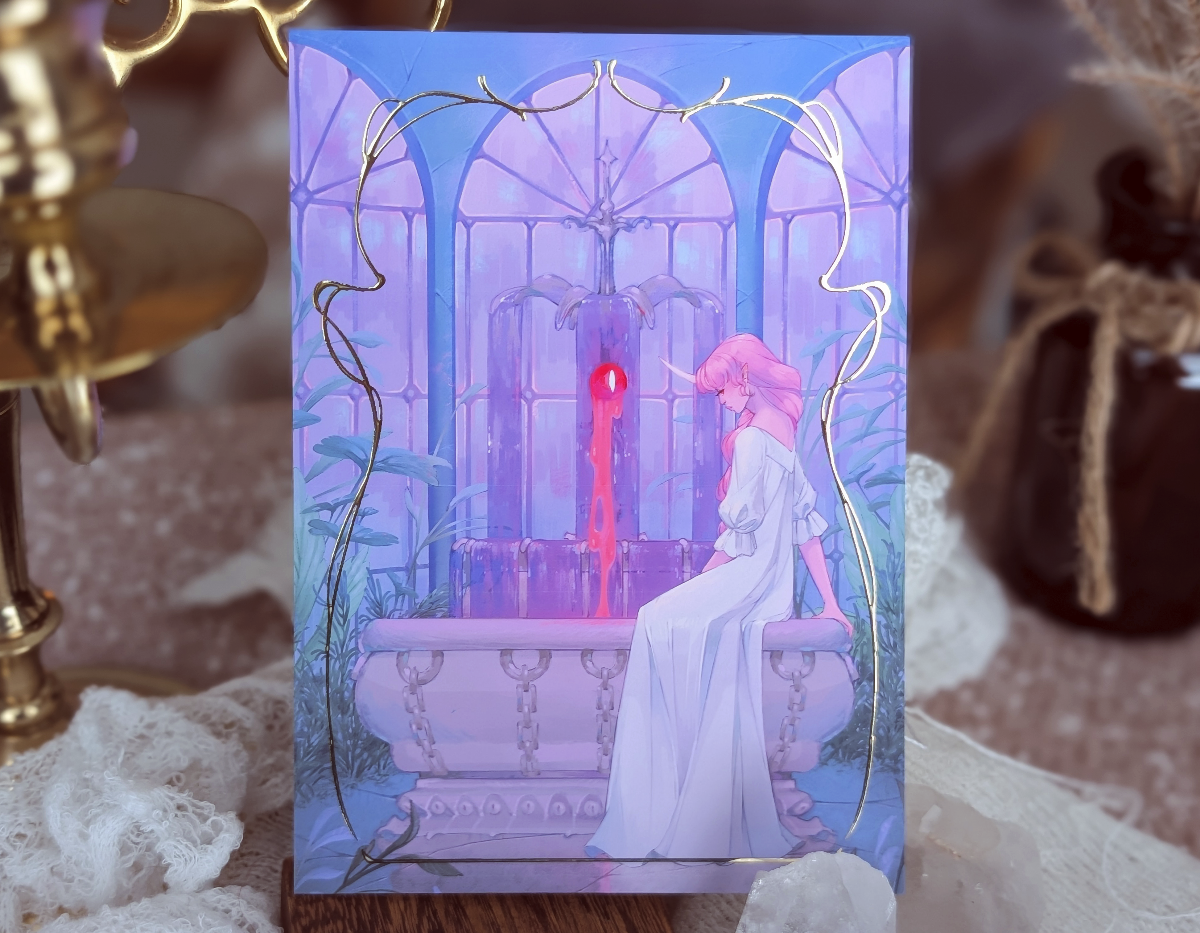 Warlock's Chat Foil Print