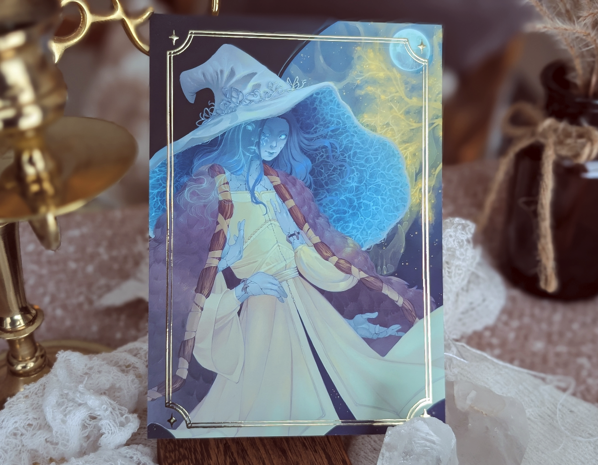 Witch & Wolf Foil Print