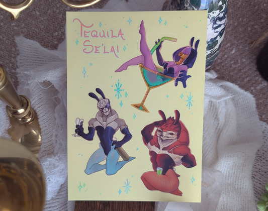 Bunny Suit Companions Sticker Sheet