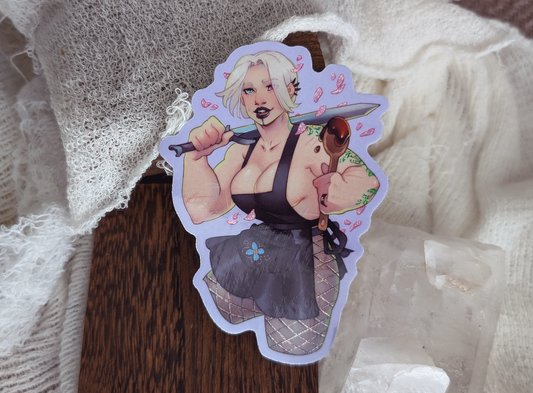Domestic Barbarian Large Sticker