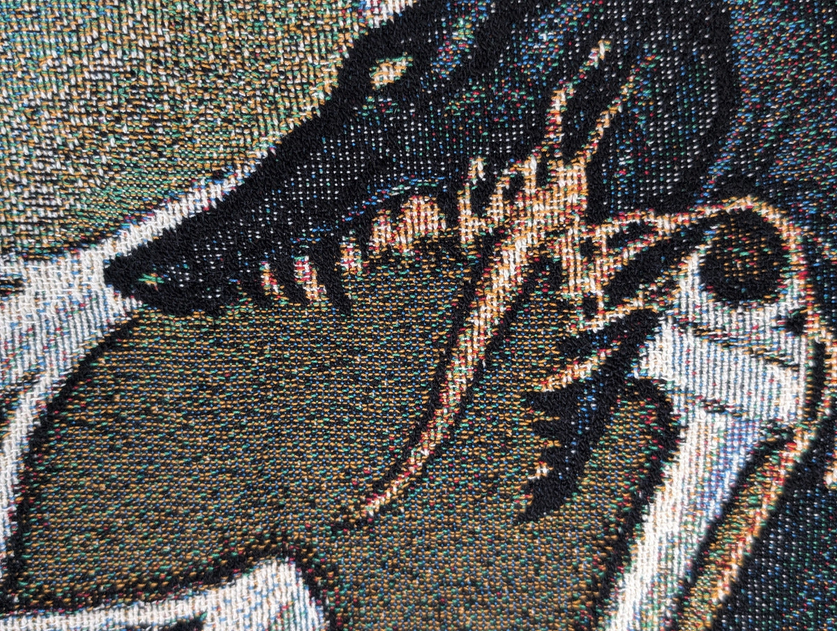 Greed Woven Tapestry & Blanket