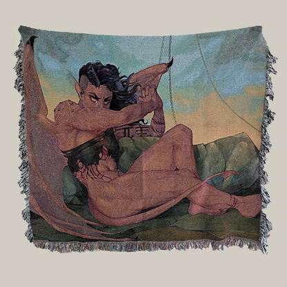 Fallen Angel Woven Tapestry & Blanket