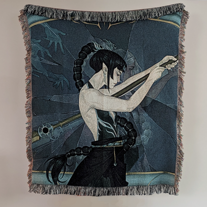 Fractured Memories Woven Tapestry & Blanket