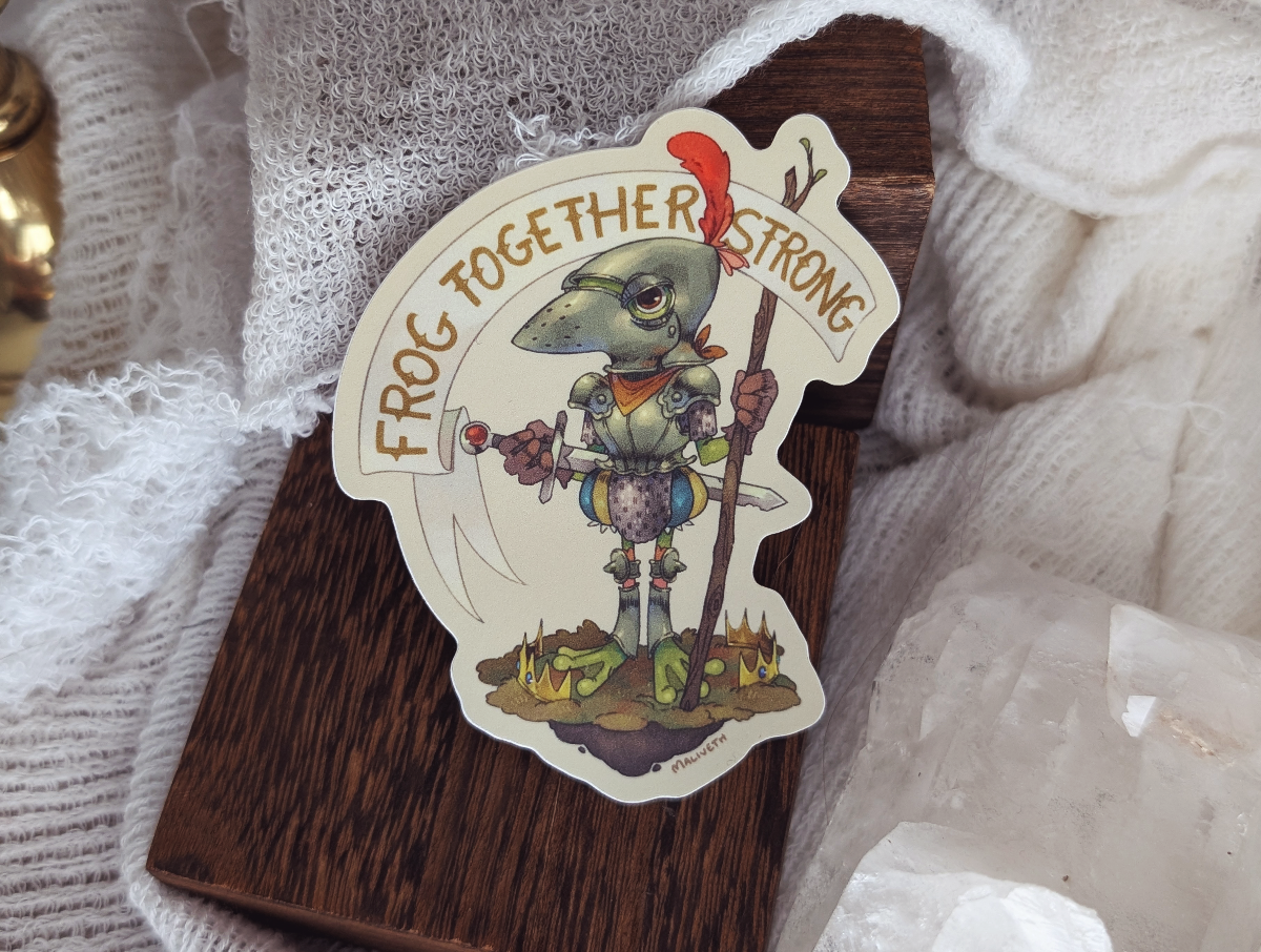 Frog Together Sticker