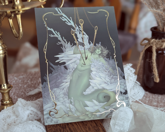 Liquid Gold Foil Print