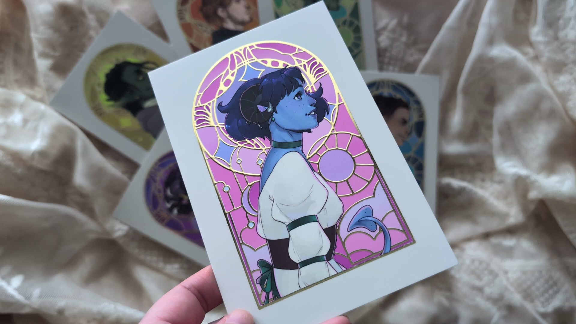 gold foil video