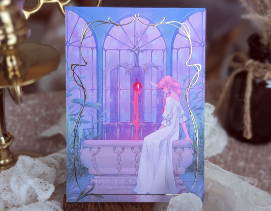 Warlock's Chat Foil Print